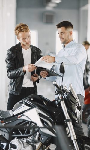 Motorrad Kaufvertrag mit Leasing